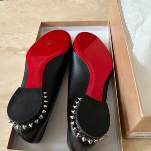 Cristian louboutin La Massine Flat Napa Shiny/GG flats size 39